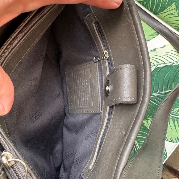 Coach 1999 Vintage 1990's Chelsea Hobo H9D-6003 Gray Crossbody/Shoulder Bag - Picture 6 of 13